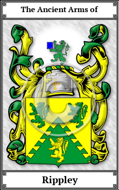 Rippley Family Crest Download (JPG)  Book Plated - 150 DPI
