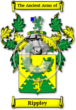 Rippley Family Crest Download (jpg) Legacy Series - 150 DPI