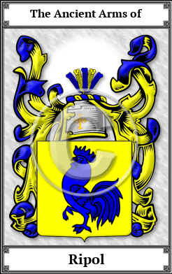 Ripol Family Crest Download (JPG)  Book Plated - 150 DPI