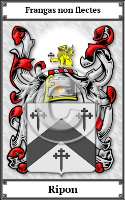 Ripon Family Crest Download (JPG)  Book Plated - 150 DPI