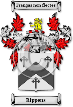 Rippens Family Crest Download (jpg) Legacy Series - 150 DPI