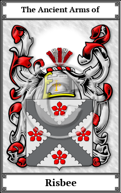 Risbee Family Crest Download (JPG)  Book Plated - 150 DPI