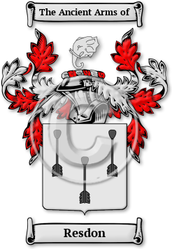 Resdon Family Crest Download (jpg) Legacy Series - 150 DPI
