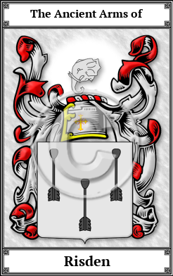 Risden Family Crest Download (JPG)  Book Plated - 150 DPI