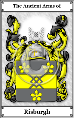Risburgh Family Crest Download (JPG)  Book Plated - 150 DPI