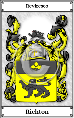 Richton Family Crest Download (JPG) Book Plated - 600 DPI