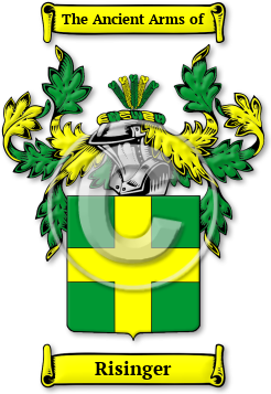 Risinger Family Crest Download (JPG) Legacy Series - 600 DPI