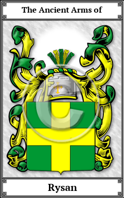 Rysan Family Crest Download (JPG)  Book Plated - 150 DPI