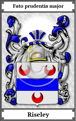 Riseley Family Crest Download (JPG)  Book Plated - 150 DPI