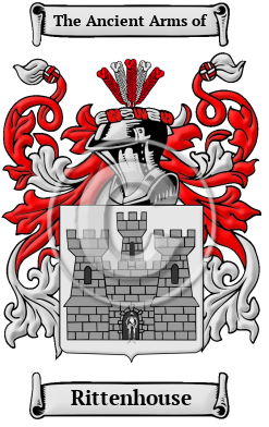 Rittenhouse Family Crest Download (JPG) Heritage Series - 600 DPI