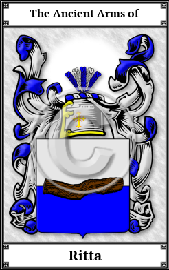 Ritta Family Crest Download (JPG)  Book Plated - 150 DPI