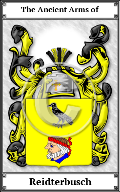 Reidterbusch Family Crest Download (JPG)  Book Plated - 150 DPI