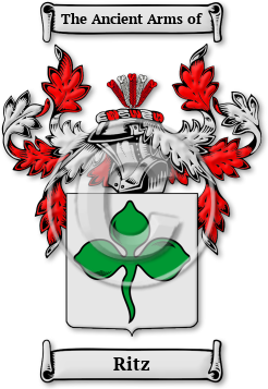 Ritz Family Crest Download (jpg) Legacy Series - 150 DPI