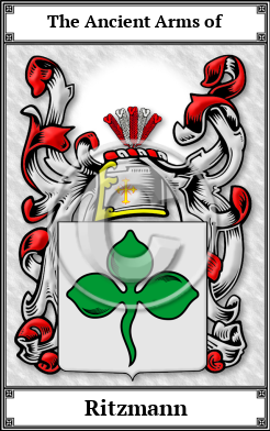 Ritzmann Family Crest Download (JPG)  Book Plated - 150 DPI
