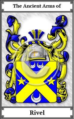 Rivel Family Crest Download (JPG)  Book Plated - 150 DPI