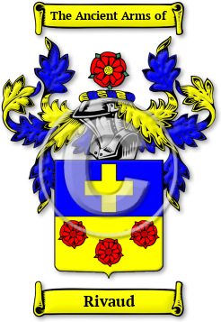 Rivaud Family Crest Download (jpg) Legacy Series - 150 DPI