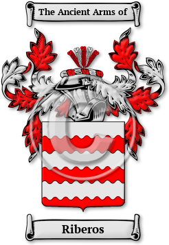 Riberos Family Crest Download (jpg) Legacy Series - 150 DPI