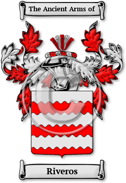 Riveros Family Crest Download (jpg) Legacy Series - 150 DPI