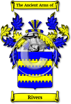 Rivers Family Crest Download (jpg) Legacy Series - 150 DPI