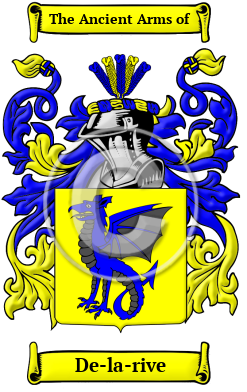 De-la-rive Family Crest Download (JPG) Heritage Series - 300 DPI
