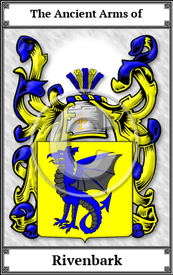 Rivenbark Family Crest Download (JPG) Book Plated - 600 DPI
