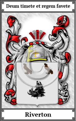 Riverton Family Crest Download (JPG)  Book Plated - 150 DPI