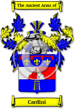 Cardini Family Crest Download (jpg) Legacy Series - 150 DPI