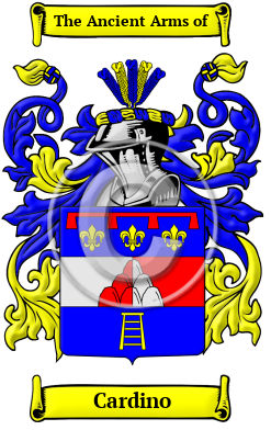 Cardino Family Crest/Coat of Arms