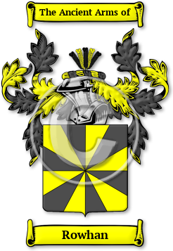 Rowhan Family Crest Download (jpg) Legacy Series - 150 DPI