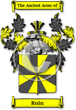 Ruin Family Crest Download (JPG) Legacy Series - 300 DPI