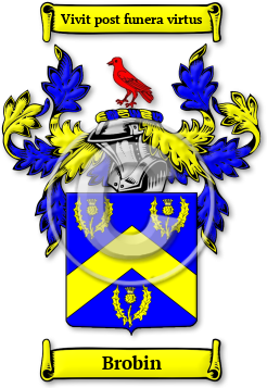Brobin Family Crest Download (jpg) Legacy Series - 150 DPI