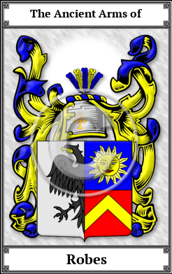 Robes Family Crest Download (JPG) Book Plated - 600 DPI