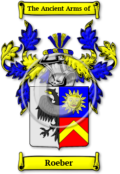 Roeber Family Crest Download (jpg) Legacy Series - 150 DPI
