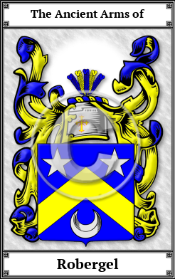 Robergel Family Crest Download (JPG)  Book Plated - 150 DPI
