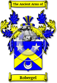 Robergel Family Crest Download (jpg) Legacy Series - 150 DPI