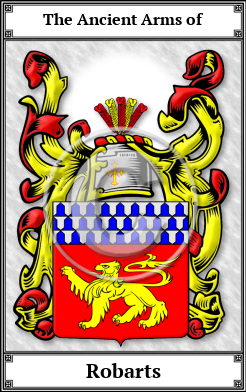 Robarts Family Crest Download (JPG) Book Plated - 600 DPI