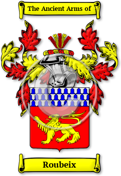 Roubeix Family Crest Download (jpg) Legacy Series - 150 DPI