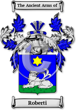 Roberti Family Crest Download (JPG) Legacy Series - 600 DPI