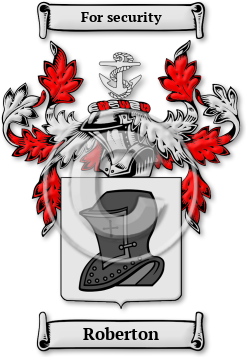 Roberton Family Crest Download (jpg) Legacy Series - 150 DPI