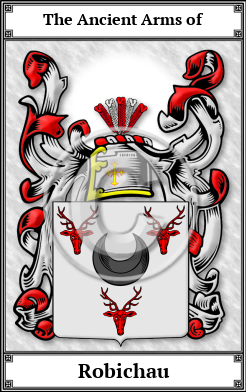 Robichau Family Crest Download (JPG)  Book Plated - 150 DPI