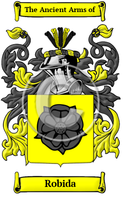 Robida Family Crest/Coat of Arms