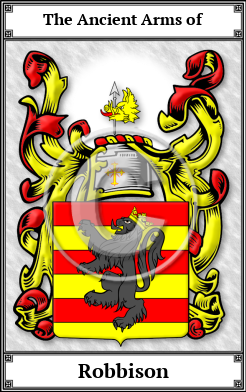 Robbison Family Crest Download (JPG)  Book Plated - 150 DPI