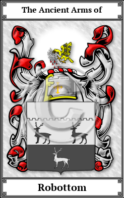Robottom Family Crest Download (JPG)  Book Plated - 150 DPI
