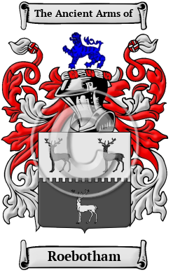 Roebotham Family Crest Download (JPG) Heritage Series - 600 DPI