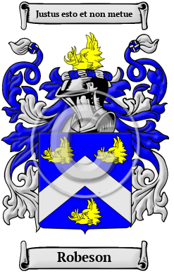 Robeson Family Crest/Coat of Arms