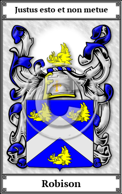 Robison Family Crest Download (JPG) Book Plated - 600 DPI