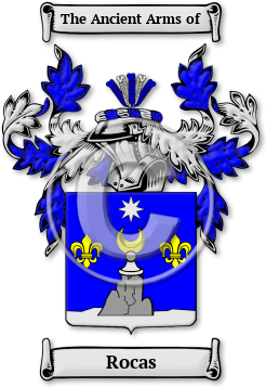 Rocas Family Crest Download (JPG) Legacy Series - 600 DPI