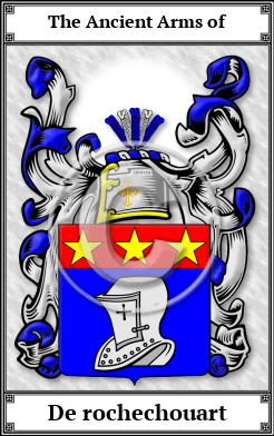 De rochechouart Family Crest Download (JPG)  Book Plated - 150 DPI