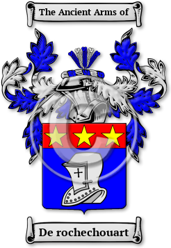 De rochechouart Family Crest Download (jpg) Legacy Series - 150 DPI