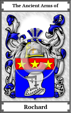 Rochard Family Crest Download (JPG)  Book Plated - 150 DPI